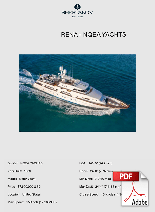 RENA - Motor Yacht - 1989