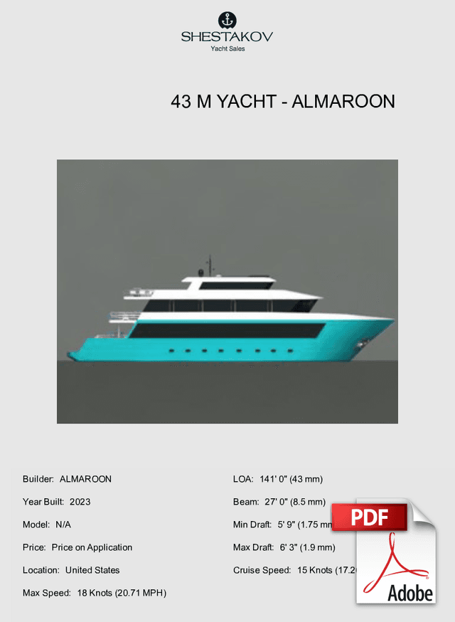 43 M Yacht - N/A - 2023