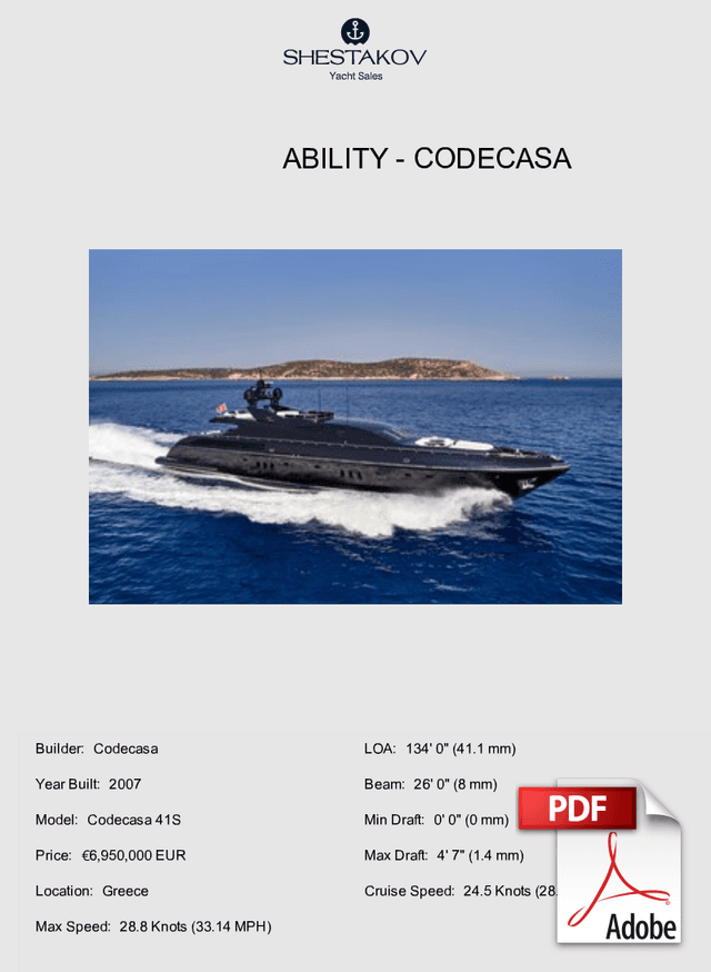 ABILITY - Codecasa 41S - 2007