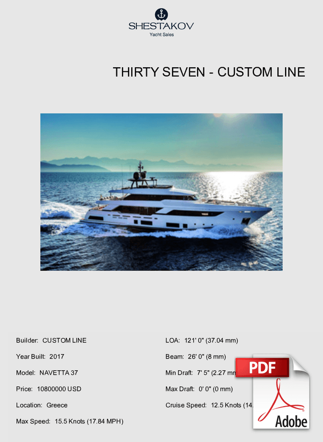 THIRTY SEVEN - NAVETTA 37 - 2017