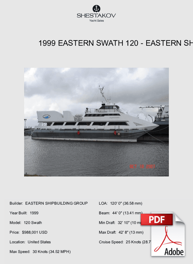 1999 Eastern Swath 120 - 120 Swath - 1999