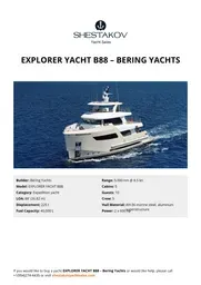 Bering Yachts - Explorer Yacht B88