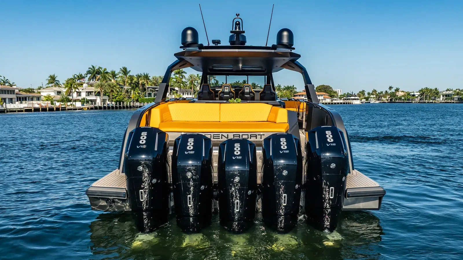 Golden Boat - VANQUISH BOATS yacht sale