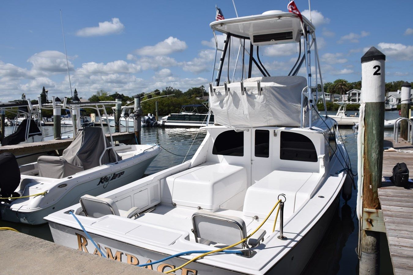 RAMPAGE Flybridge Cruiser yacht sale