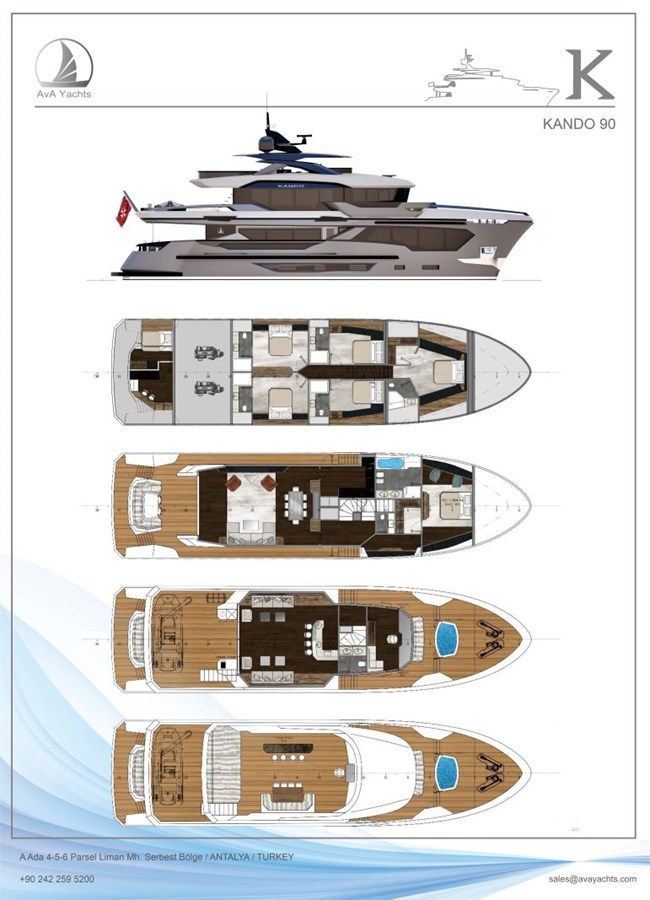 Стоимость яхты KANDO 90 - AVA YACHTS