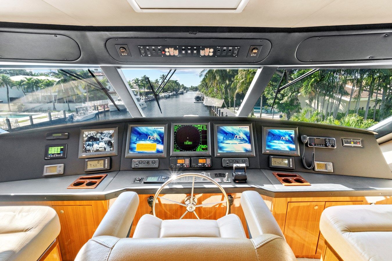 best yacht sales deals VKY74038A808 74 Enclosed Bridge