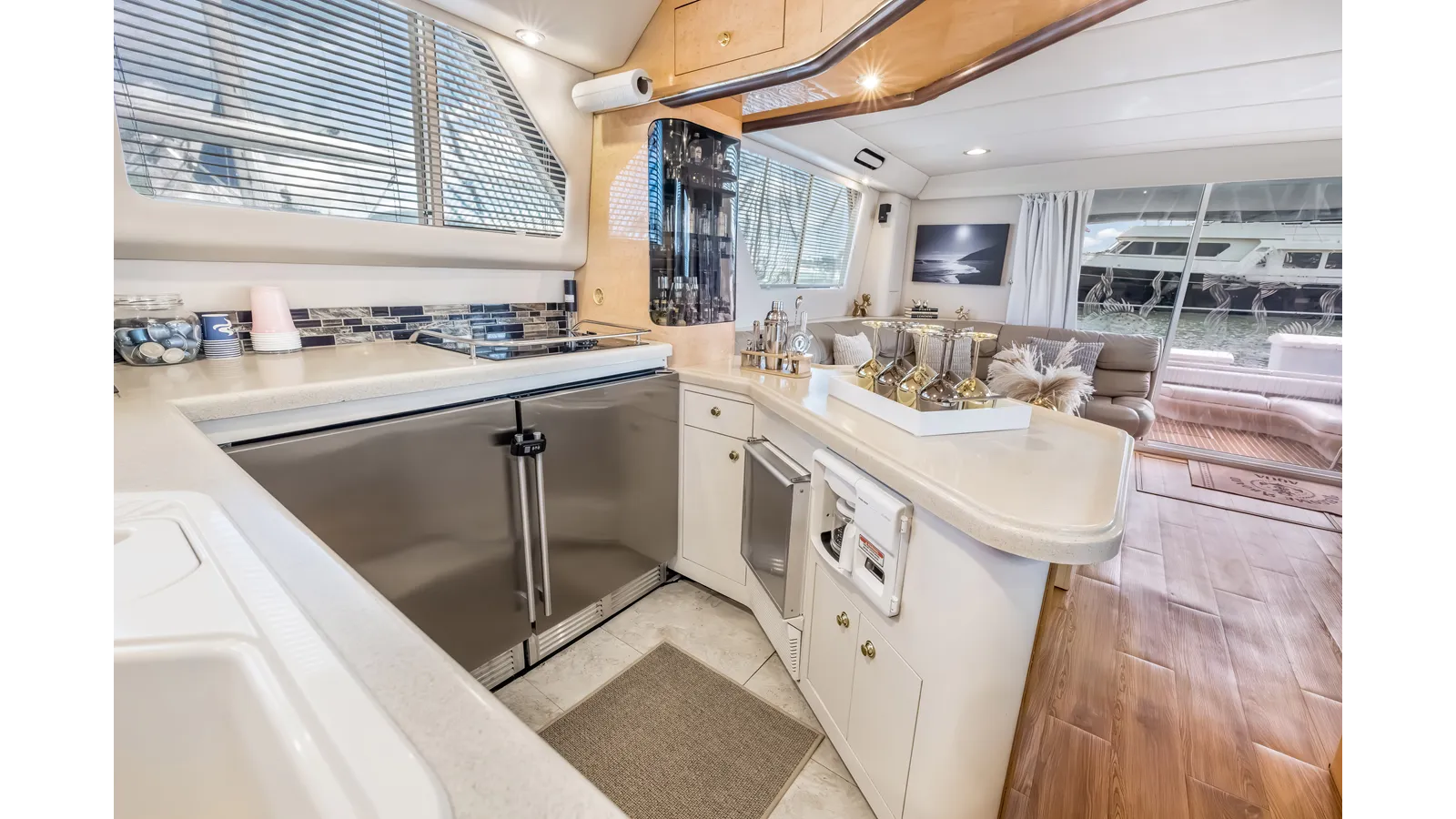 Buy a AQUA 550 Sedan Bridge at Shestakov Yacht Sales