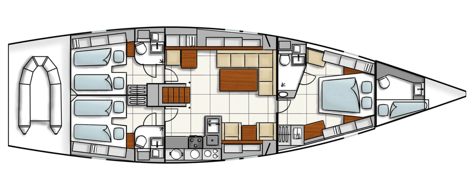 Продажа яхты JULIETTA - Hanse Yachts