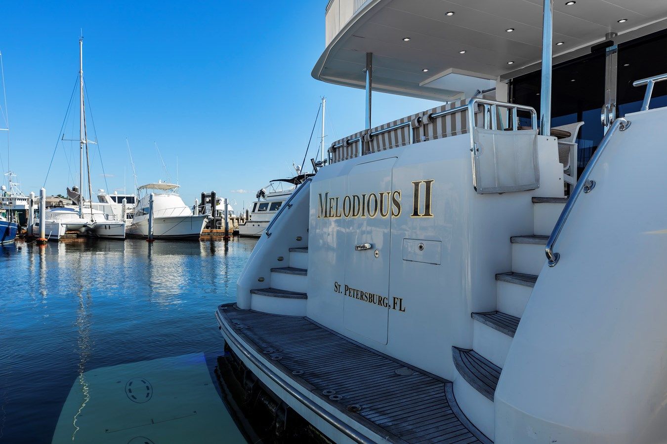 MELODIOUS ll Custom 68 Open Flybridge yacht sale