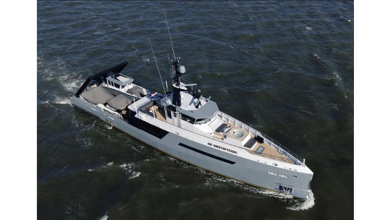NO DESTINATION Fast Crew Supplier 3307 yacht sale