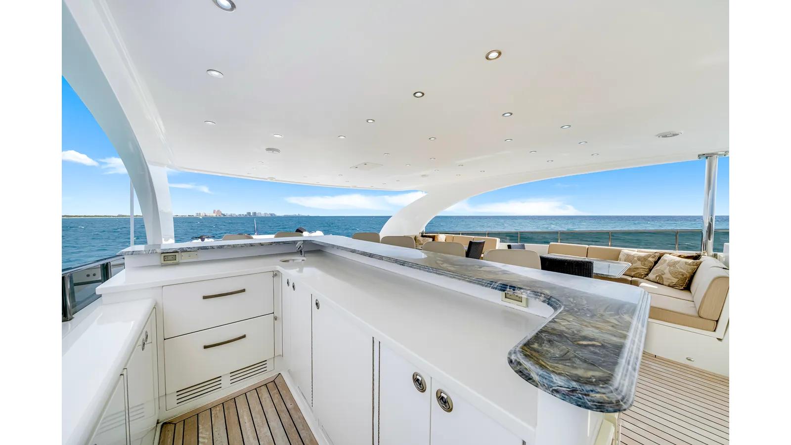 best yacht sales deals MESMERIZE Raised Pilot House