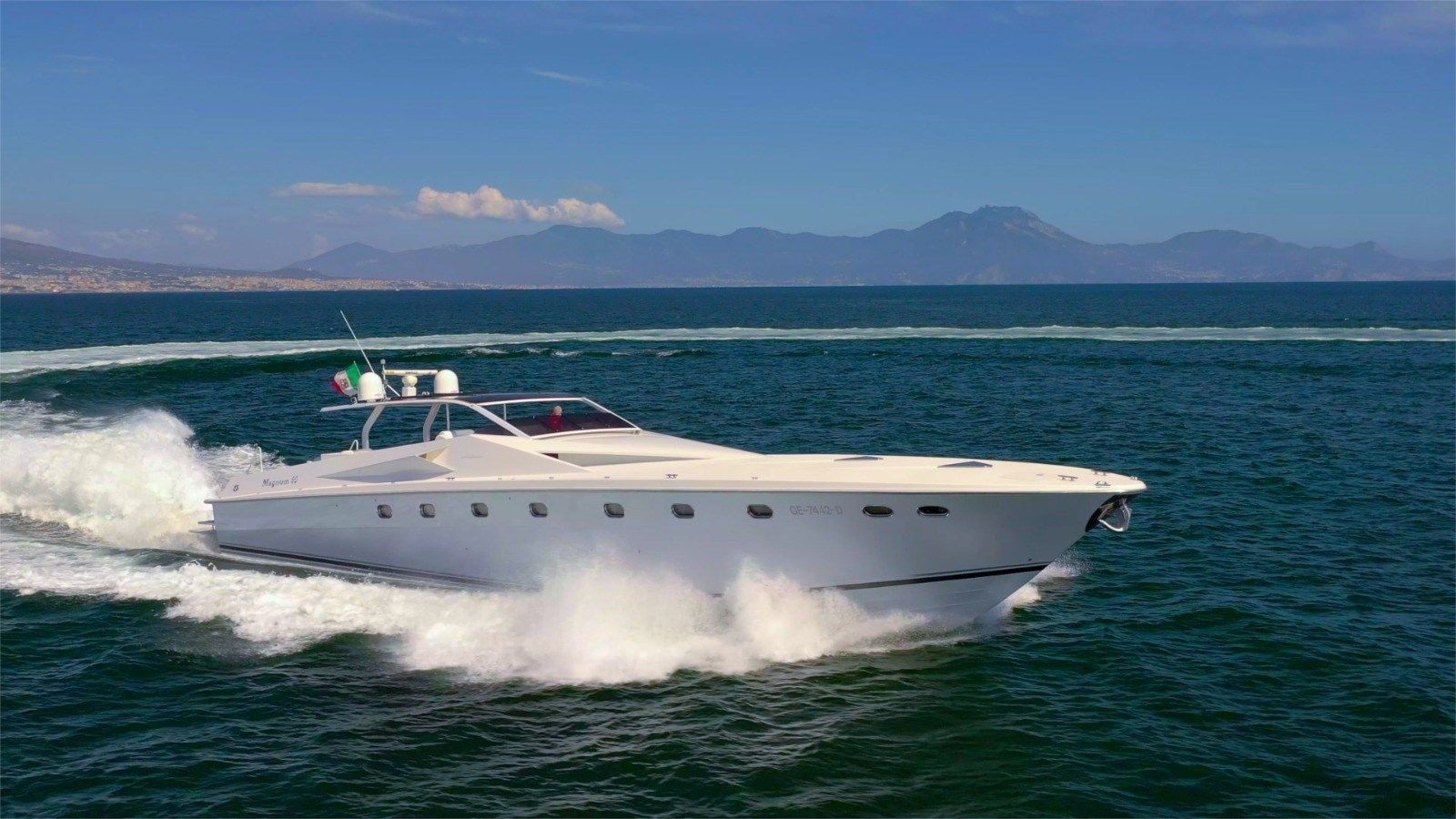 Buy a WHITE & SILVER 85 at Shestakov Yacht Sales