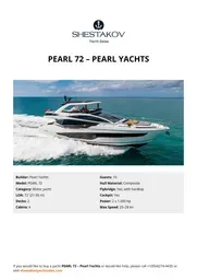 PEARL MOTOR YACHTS - Pearl 72