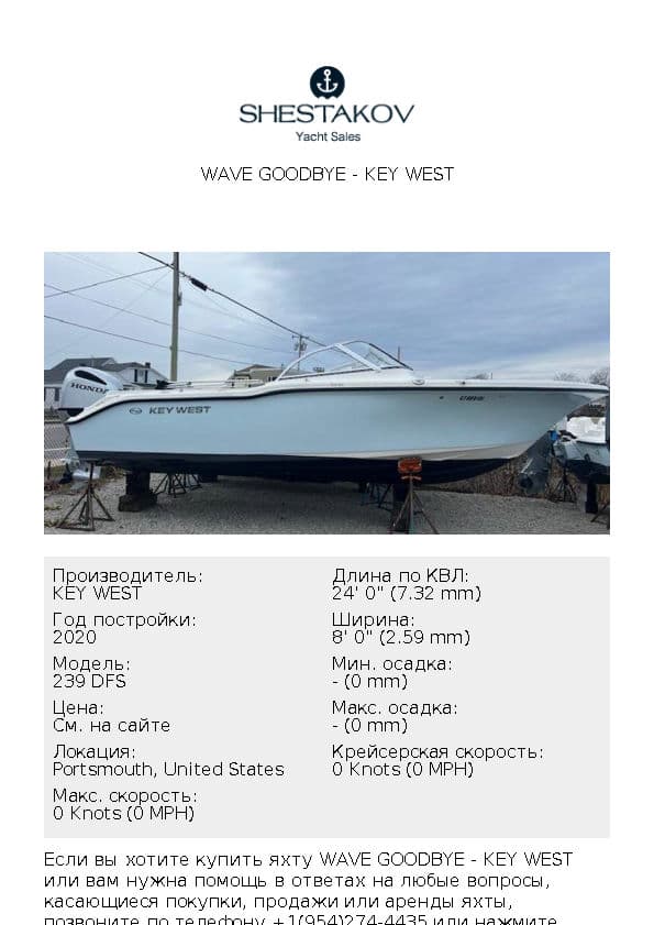 Wave Goodbye - 239 DFS - 2020