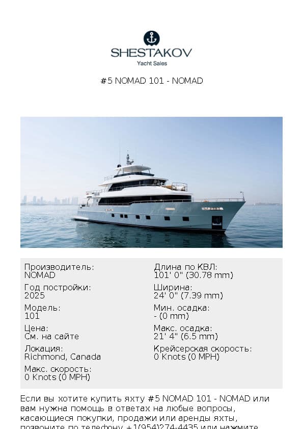 #5 NOMAD 101 - 101 - 2025