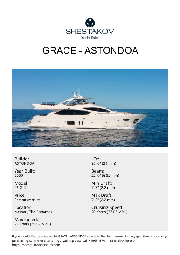 GRACE - 96 GLX - 2009