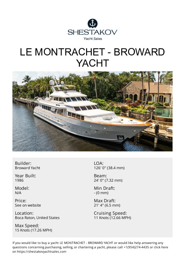 LE MONTRACHET - undefined - 1986