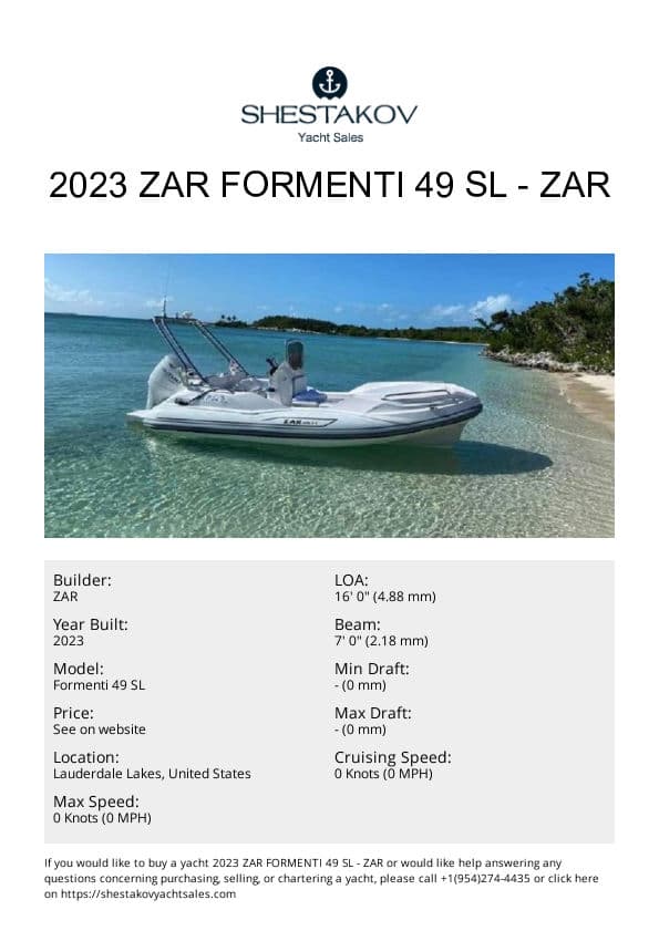 2023 Zar Formenti 49 SL - Formenti 49 SL - 2023