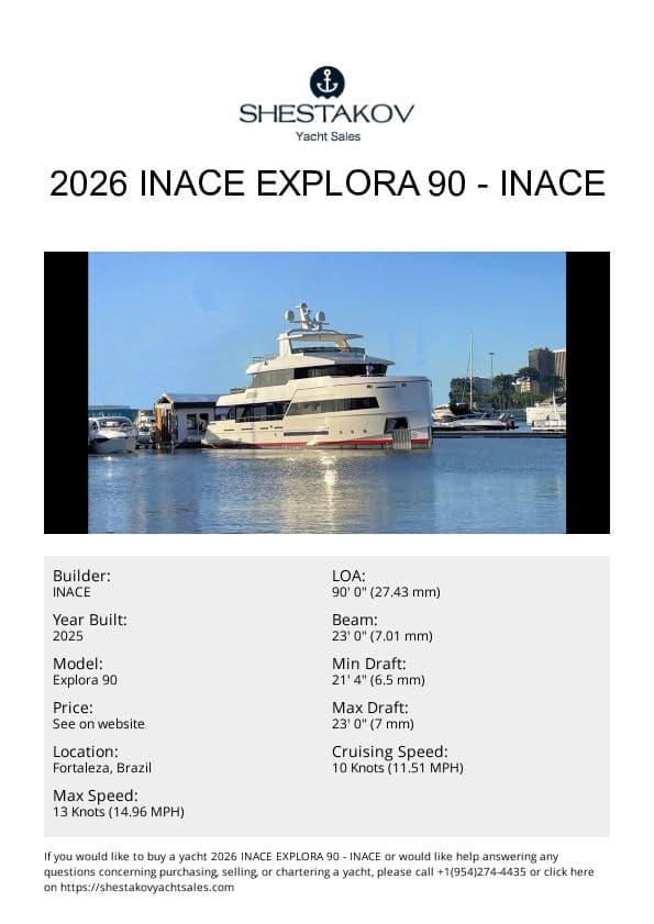 2026 Inace Explora 90 - Explora 90 - 2025