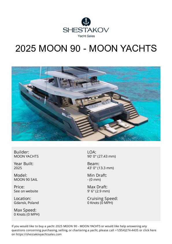 2025 Moon 90 - MOON 90 SAIL - 2025