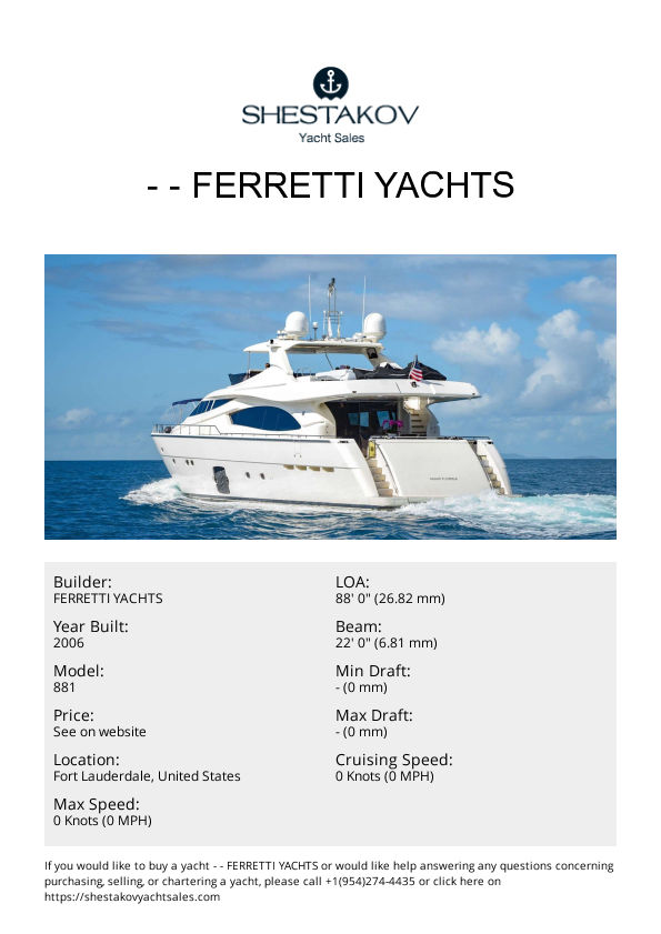 FER88117B606 - 881 - 2006