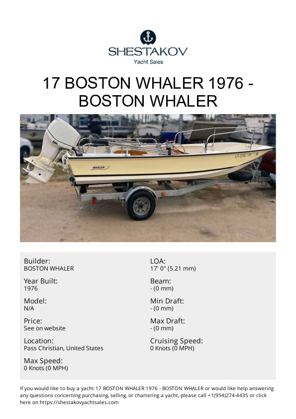 17 BOSTON WHALER 1976 - undefined - 1976