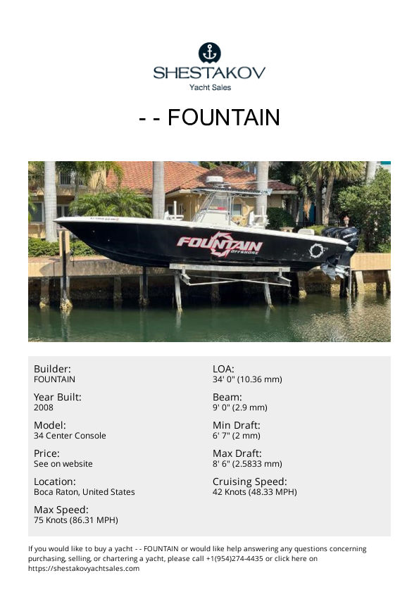 - - 34 Center Console - 2008