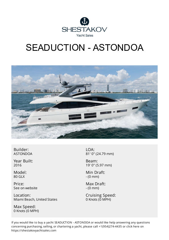 Seaduction - 80 GLX - 2016