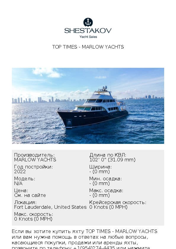 TOP TIMES - 100V - 2022