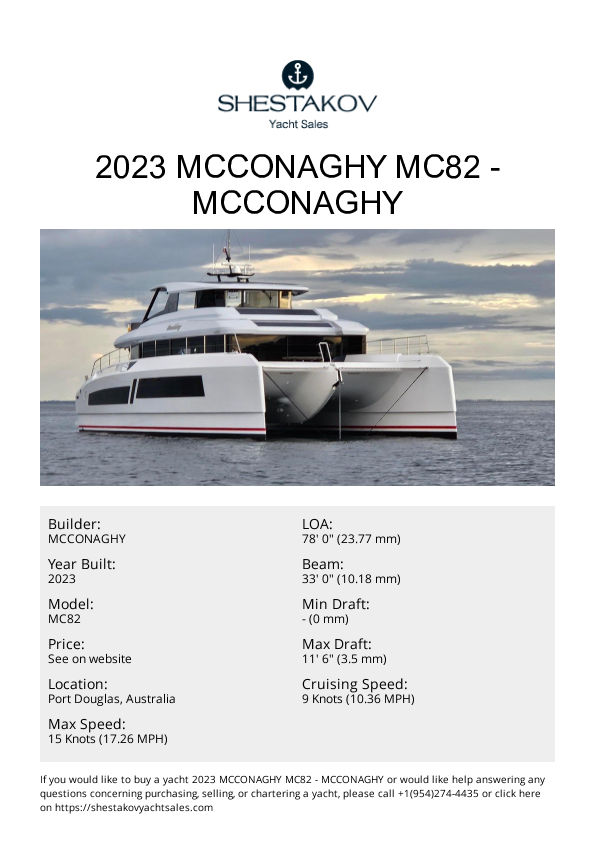 2023 McConaghy MC82 - MC82 - 2023