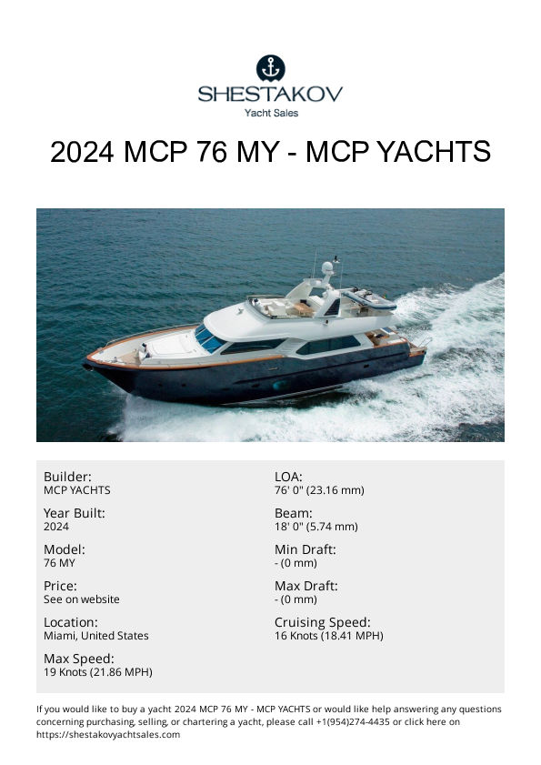 2027 MCP 76 MY - 76 MY - 2027