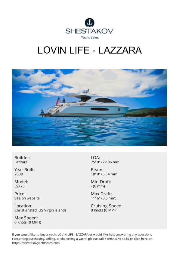 Lovin Life - LSX75 - 2008