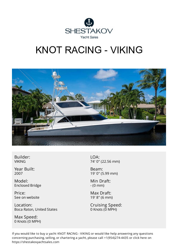 Knot Racing - Enclosed Bridge - 2007