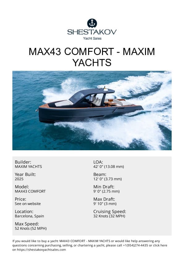 MAX43 COMFORT - MAX43 COMFORT - 2025