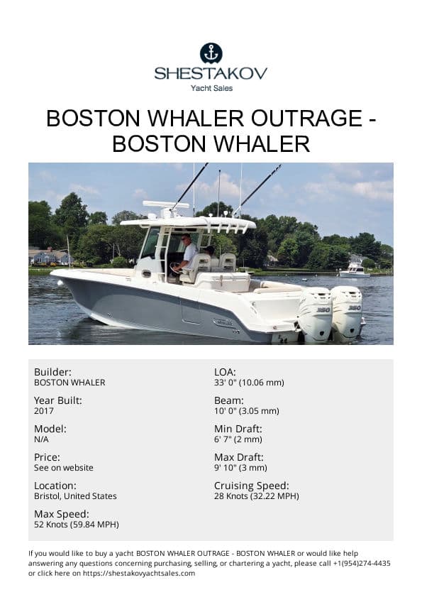 Boston Whaler Outrage - undefined - 2017
