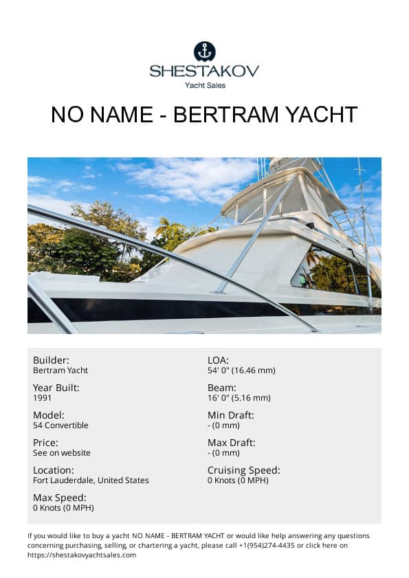 No Name - 54 Convertible - 1991