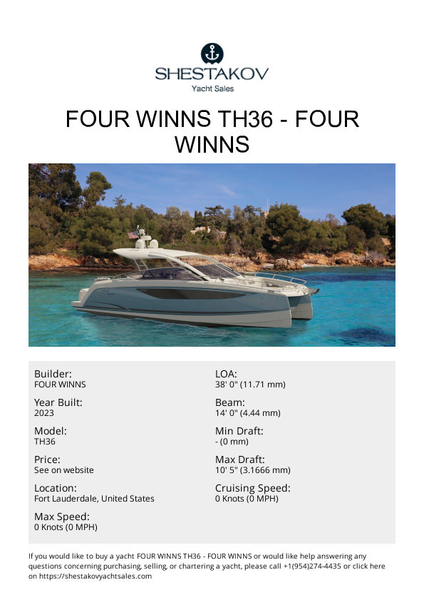 Four Winns TH36 - TH36 - 2023
