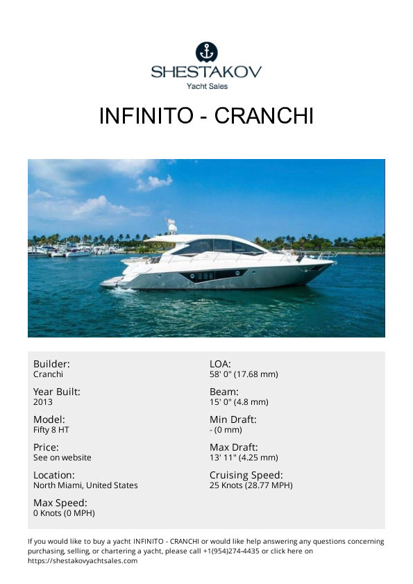 INFINITO - Fifty 8 HT - 2013