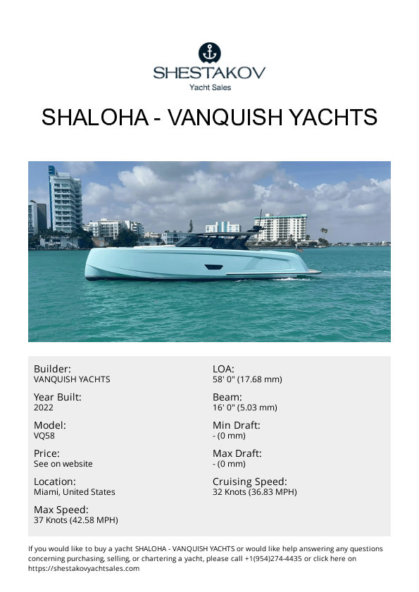 Shaloha - VQ58 - 2022