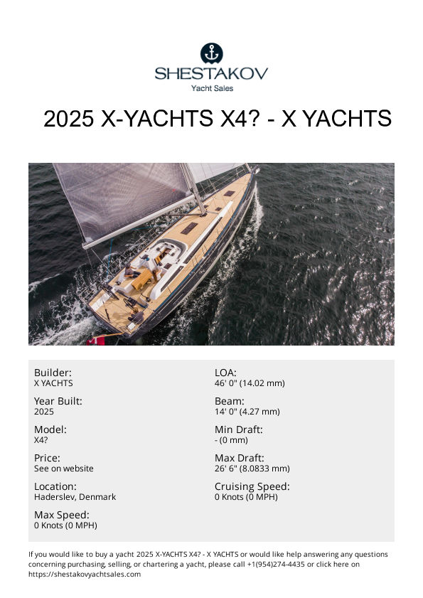 2025 X-Yachts X4⁶ - X4⁶ - 2026