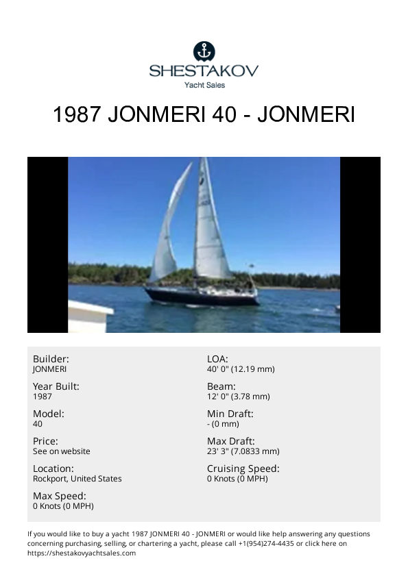 1987 Jonmeri 40 - 40 - 1987