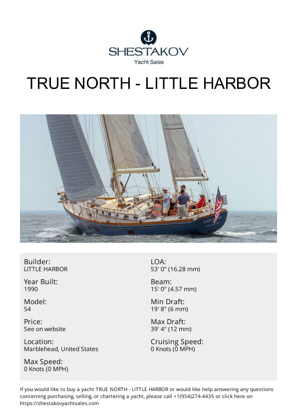 TRUE NORTH - 54 - 1990