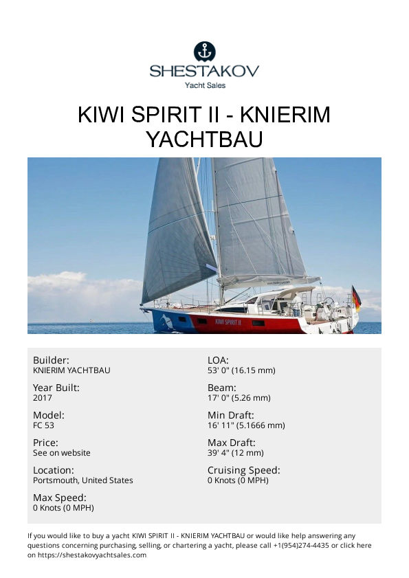 KIWI SPIRIT II - FC 53 - 2017