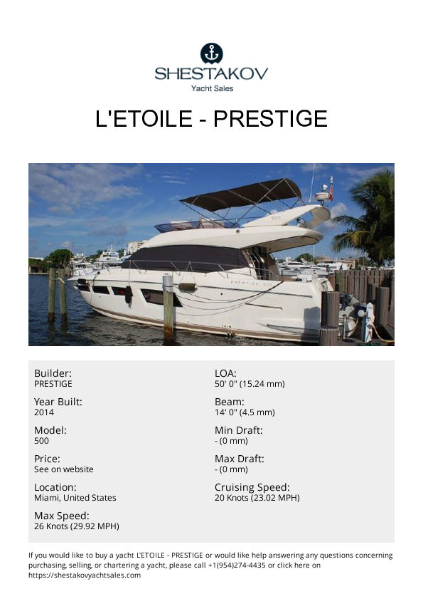 L'Etoile - 500 - 2014