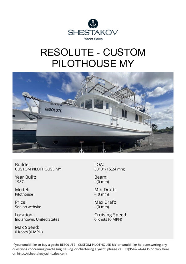 RESOLUTE - Pilothouse - 1987