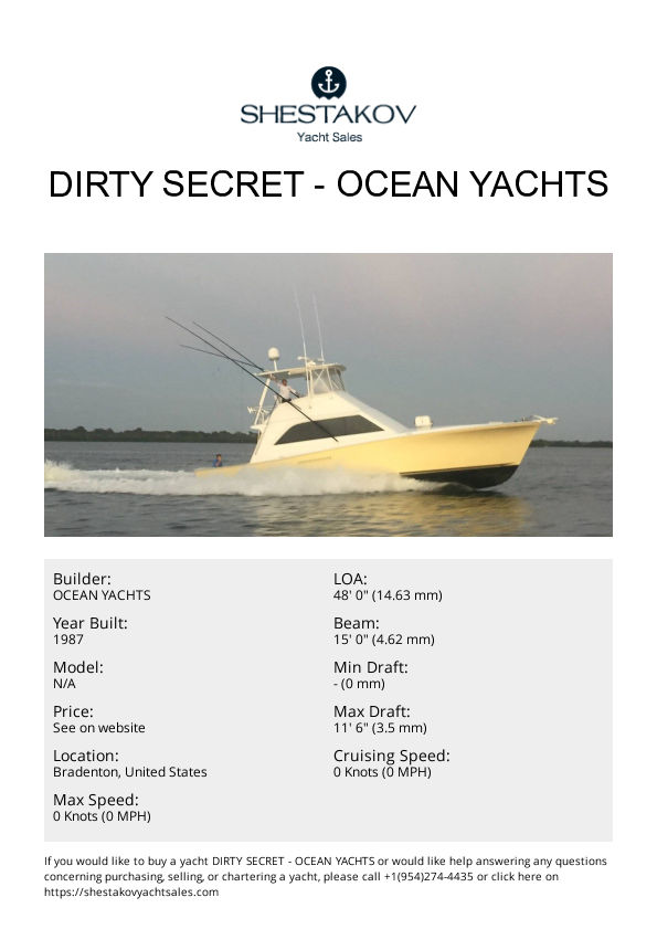 Dirty Secret - undefined - 1987