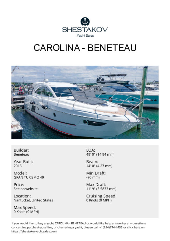 Carolina - GRAN TURISMO 49 - 2015