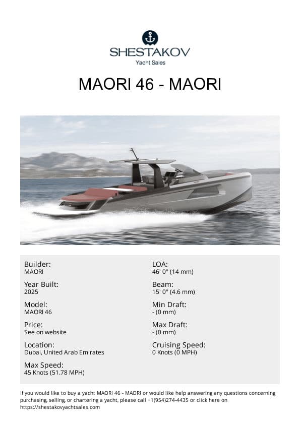 MAORI 46 - MAORI 46 - 2025