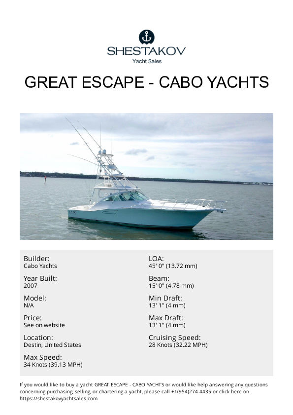 GREAT ESCAPE - undefined - 2007