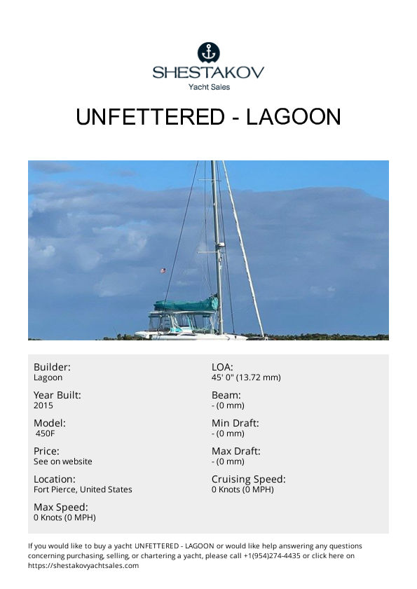 UNFETTERED -  450F - 2015